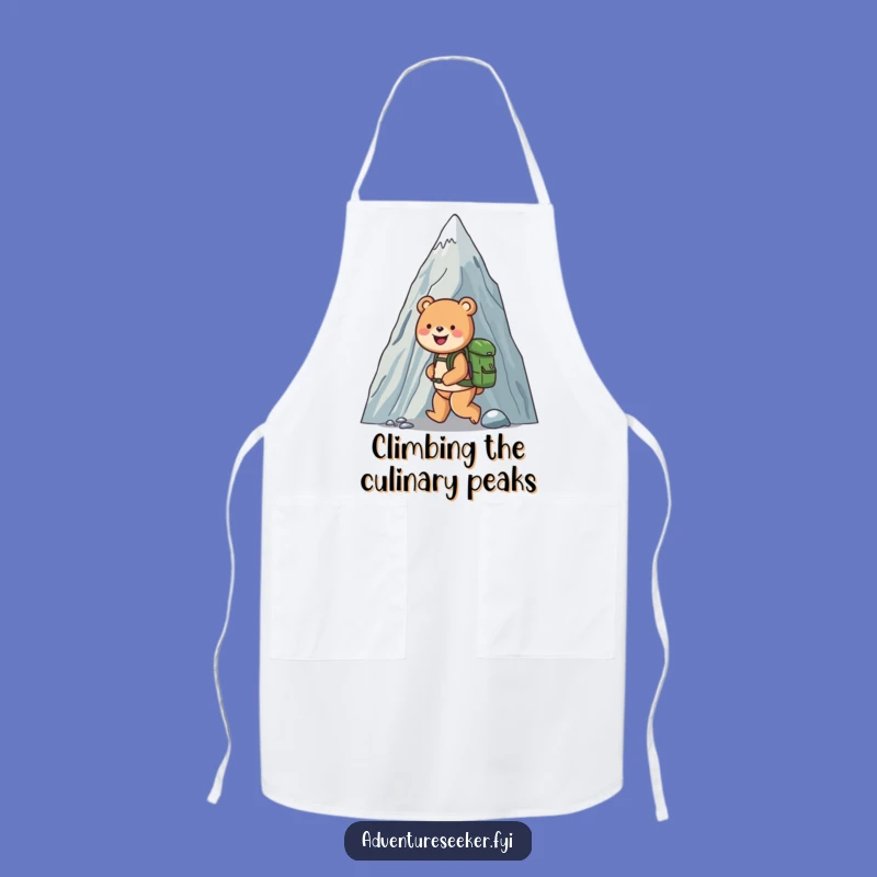 Funny Bear Mountain Chef Apron: Cook with Hilarious Adventure