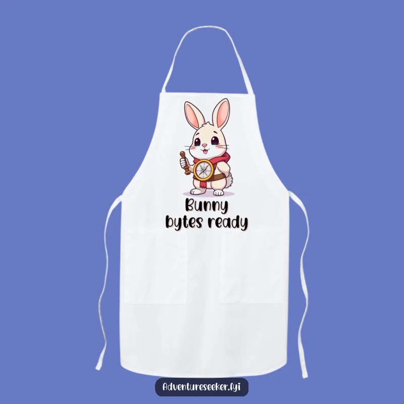 Funny Rabbit Explorer Apron - Brave Kitchen Navigation, Perfect Funny Gift for Chefs