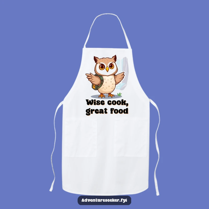 Funny Owl Explorer Apron: Brave Kitchen Adventures, Perfect Funny Cooking Gift