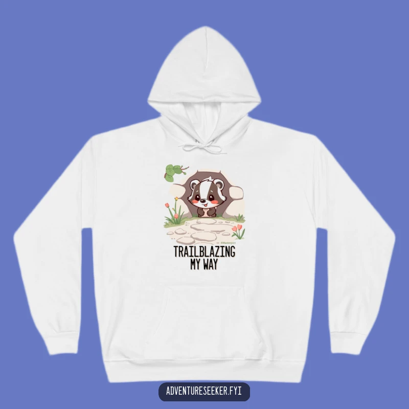 Funny Happy Badger Hoodie: Cozy Up on Your Next Humorous Adventure