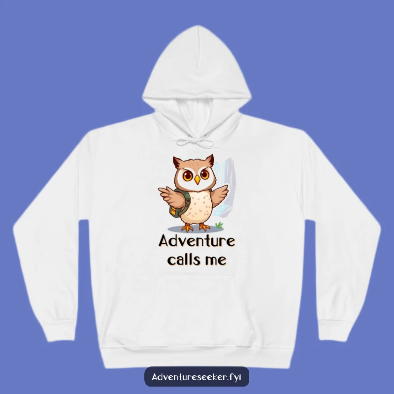 Funny Owl Explorer Hoodie: Cozy Comfort on a Brave Journey, Ideal Funny Gift