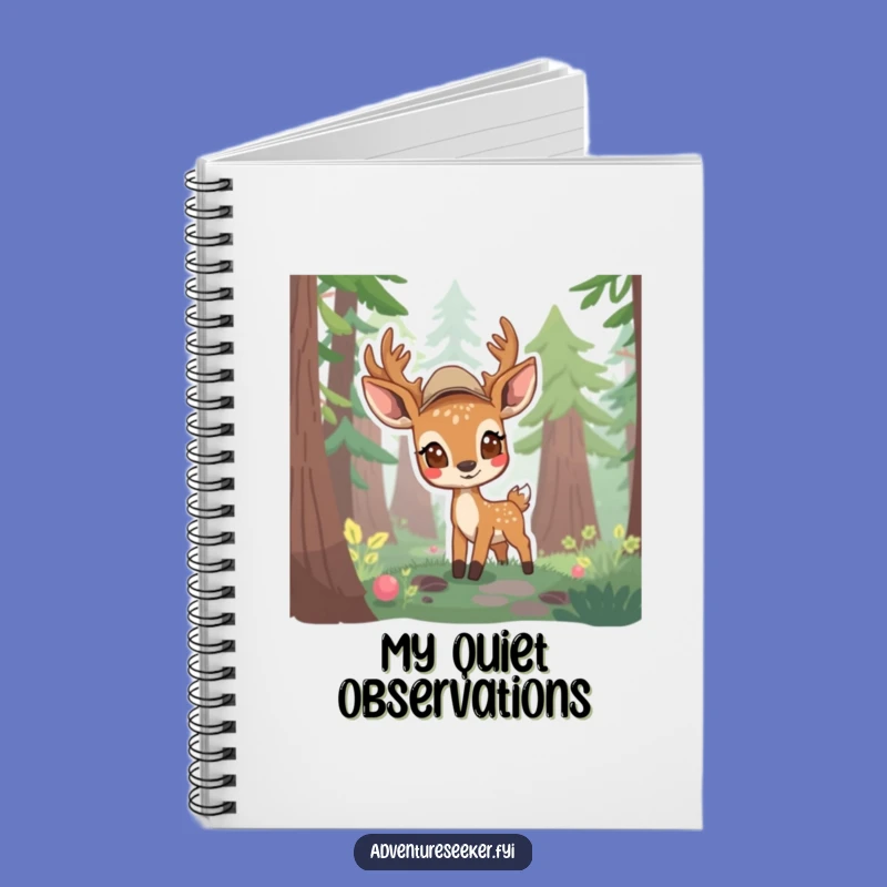 Funny Deer Scout Notebook: Journal Your Curious Observations!