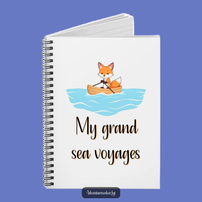 Funny Fox Ocean Voyage Journal: Record Your Adventures