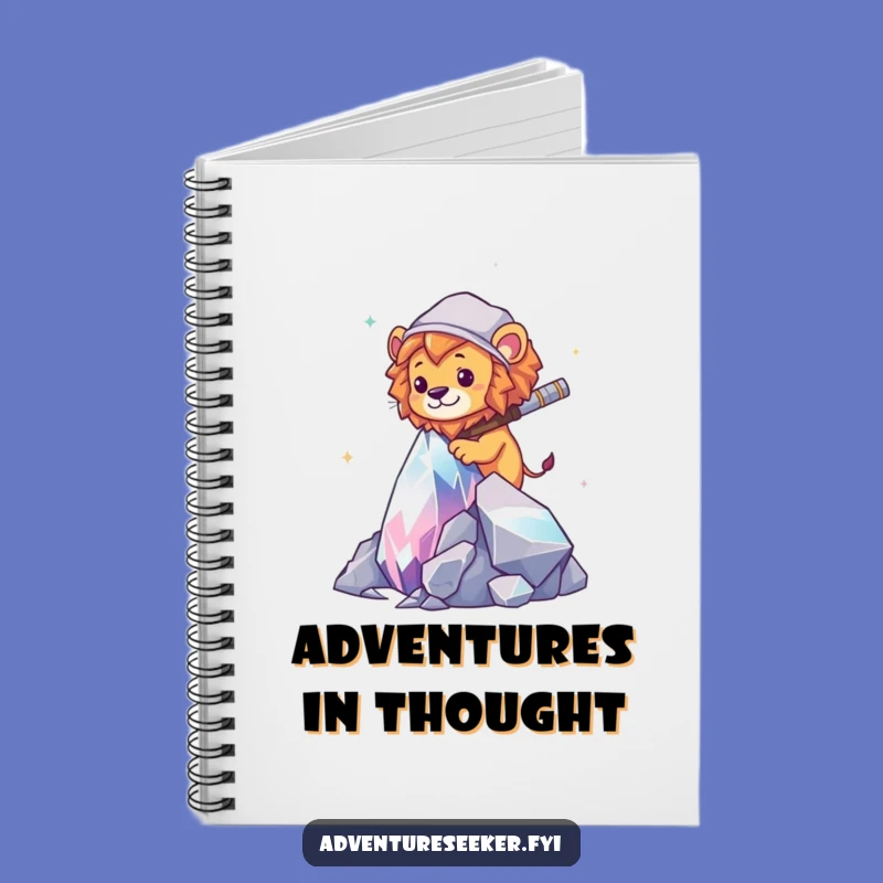 Funny Lion Explorer Notebook: Adventure Journal, Hilarious Gift for Writers & Dreamers