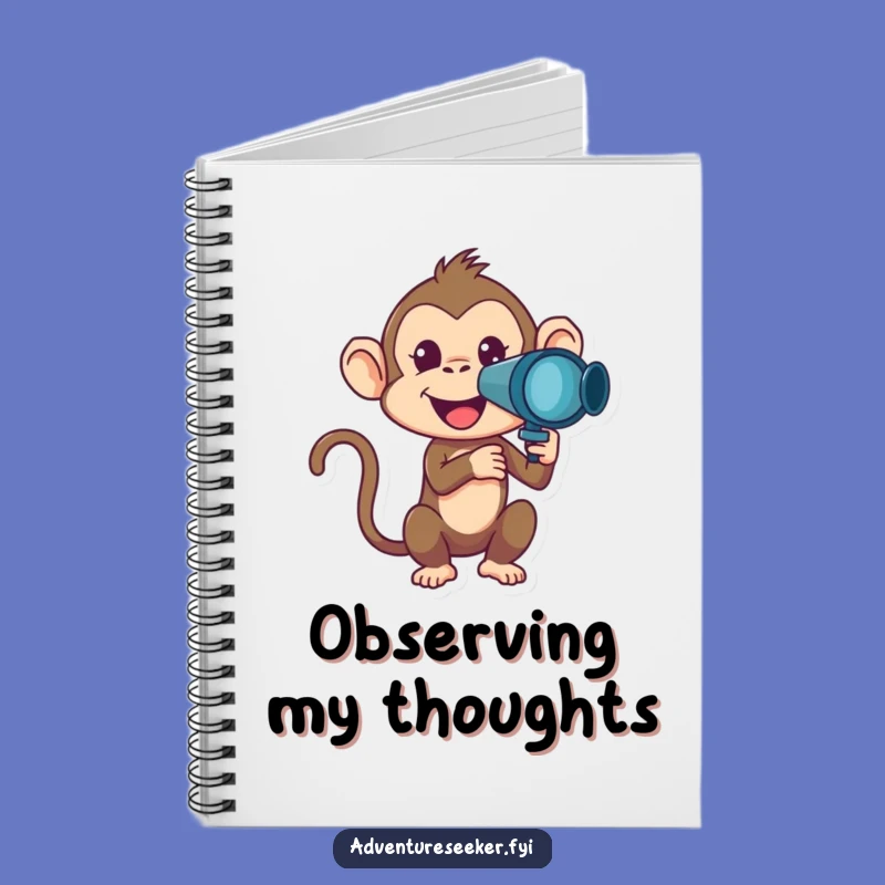 Funny Monkey Notebook: Journal Your Discoveries with This Humorous Diary