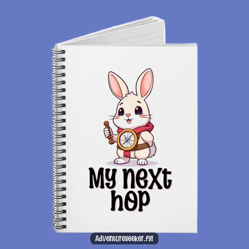 Funny Rabbit Explorer Notebook - Brave Journaling Companion, Ideal Funny Gift