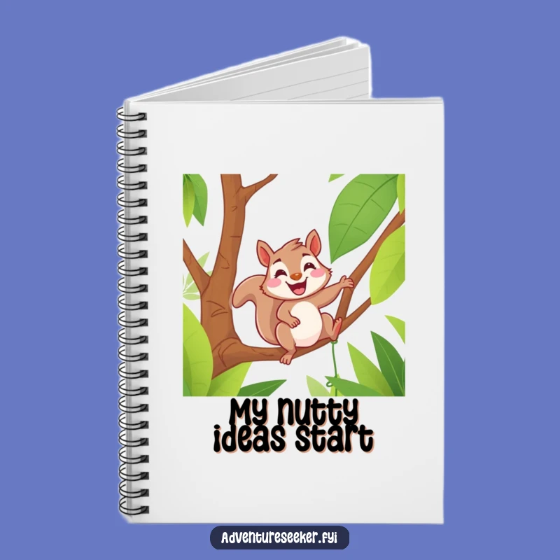 Funny Squirrel Jungle Vine Notebook: Jot Down Wild Ideas