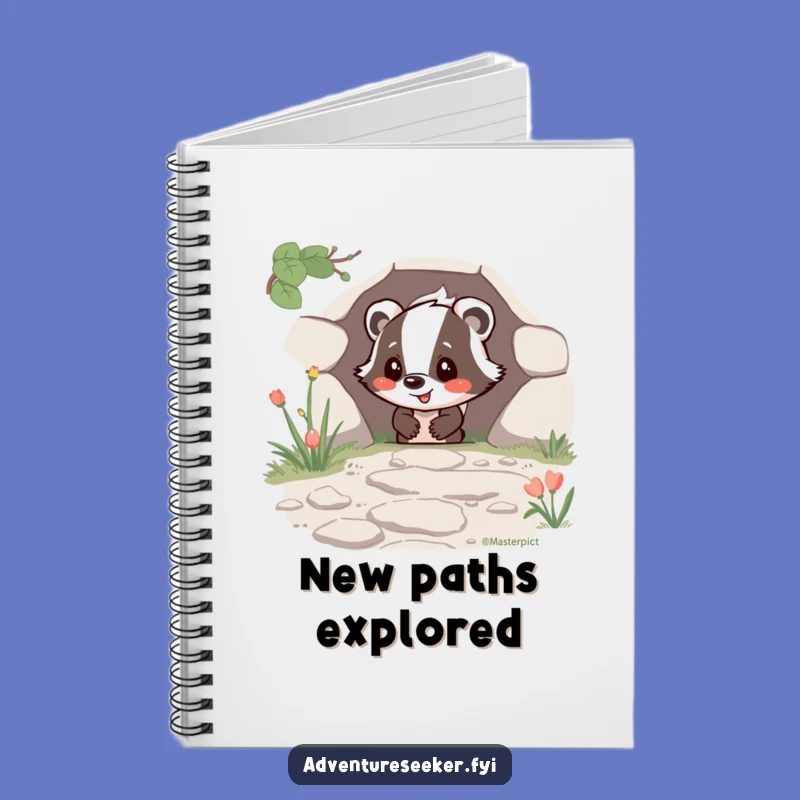 Funny Happy Badger Notebook: Journal Your Adventures with This Humorous Diary