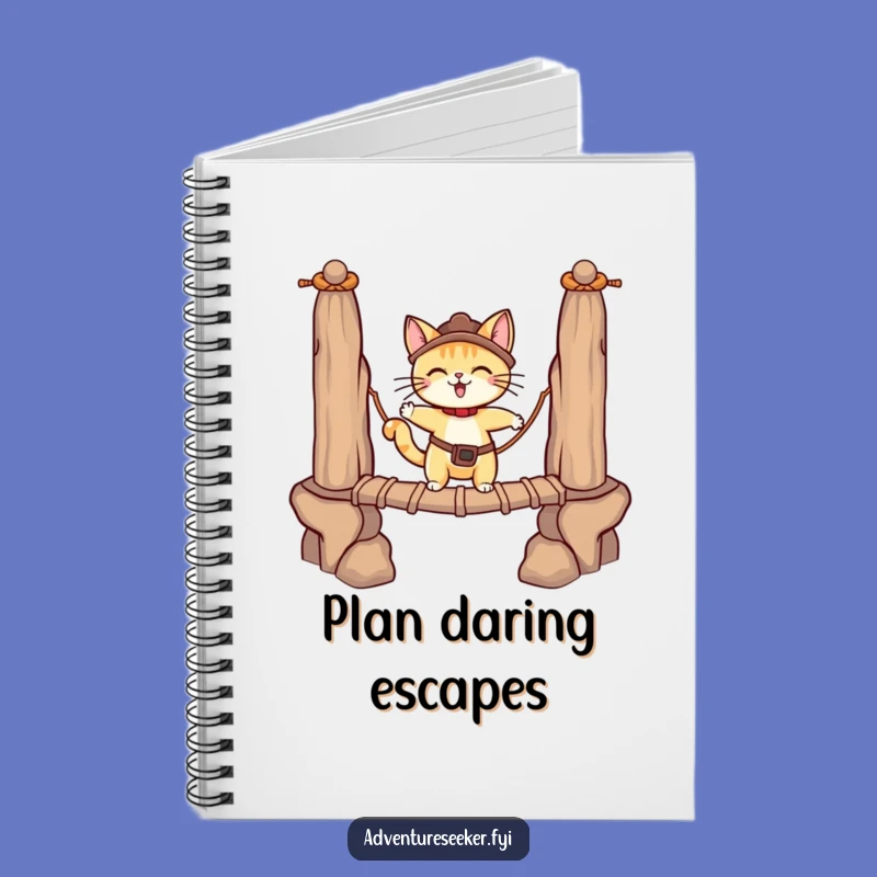 Funny Cat Bridge Notebook: Jot Down Your Brave Ideas, Perfect Gift