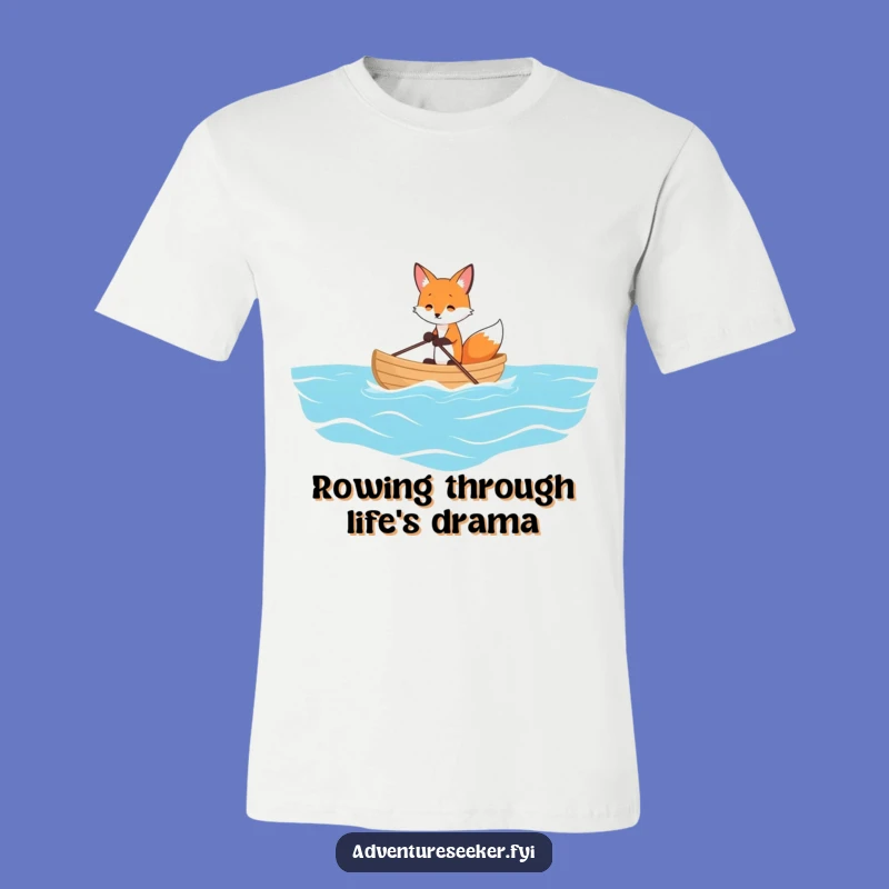 Funny Fox Ocean Voyage T-Shirt: Hilarious Boat Trip Tee
