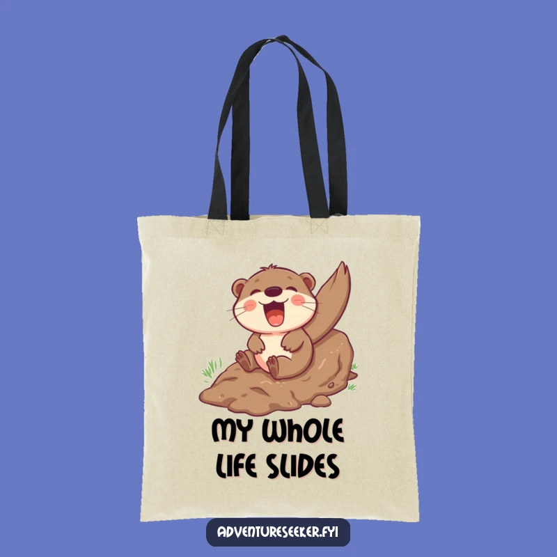 Funny Otter Adventure Tote Bag: Stylish & Hilarious Fun, a Wonderful Gift